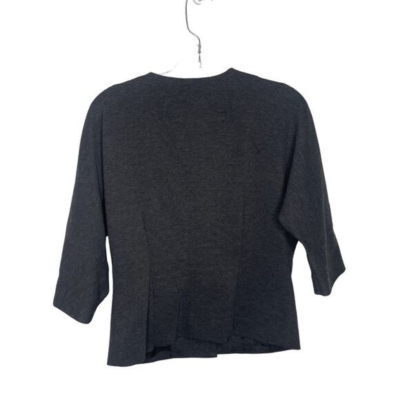 Michael Michael Kors Womens Jacket Size S Gray 3/4 Sleeve Button Front - Picture 2 of 13